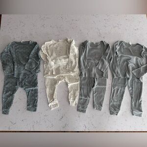 Quincy Mae Q line 4 outfits great condition 3- 18-24 months and 1 size 2-3 years